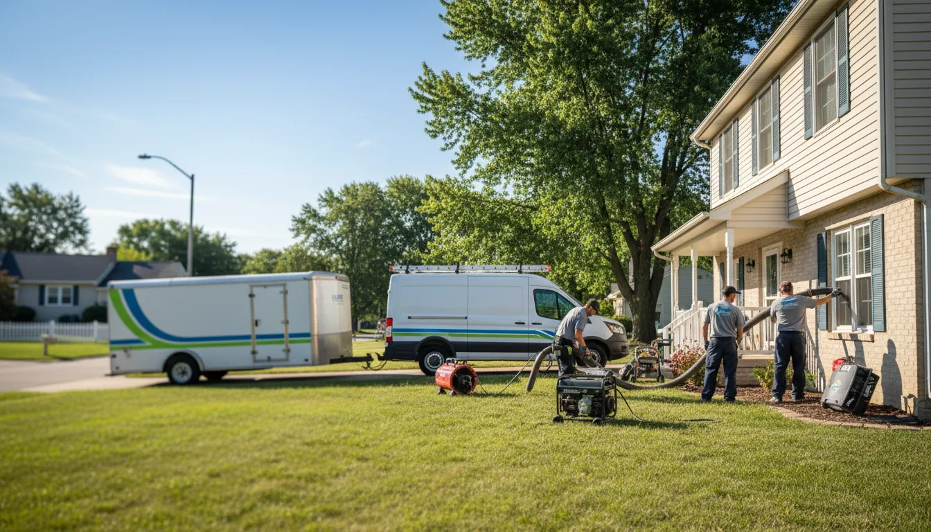 Flooded Basement Restoration And Cleanup With Repair in Pecatonica, IL near me